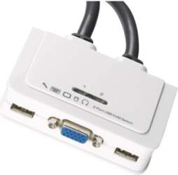 Data Switch KVM 2-Port VGA  USB