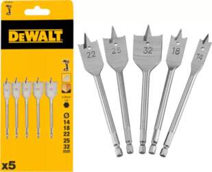 Dewalt drill set of 5 flat