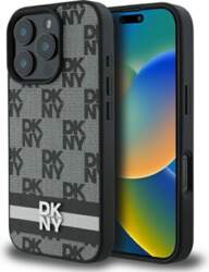 DKNY Checkered Pattern  Printed Stripes Aizsargapvalks