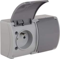 Elektro-Plast Koala Double socket w/u IP44