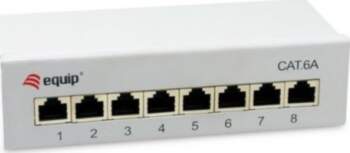 Equip Patchpanel 8x RJ45 Cat6A FTP