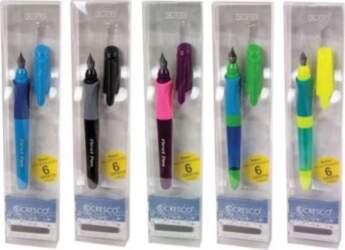 First Pen fountain pen + 6
