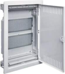 Flush-mounted multimedia switchboard 2R 2xPM IP30