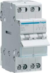 Hager Modular switch I-0-I 32A 2P