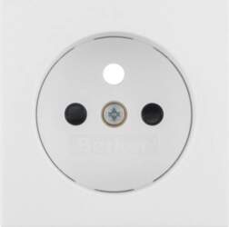 Hager Socket front plate with shutters
