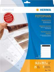 Herma Negative pockets PP clear 25