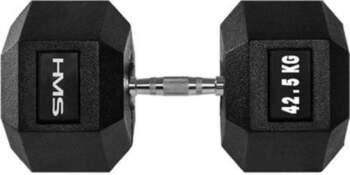 HMS ‎‎Dumbbell Hex Pro rubberized 1