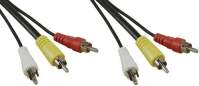 InLine 89602 2m 3 x RCA