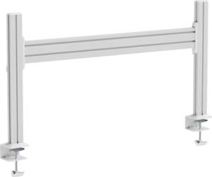 InLine Slatwall Tischhalterung Aluminium Panel 1