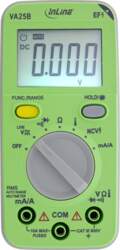 Inline Registered multimeter with auto-range pocket