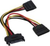 InLine SATA Strom-Y-Kabel SATA Lasche -