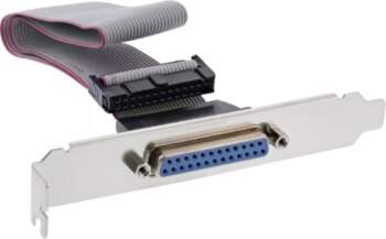 InLine Slot Bracket DB25 female /