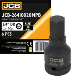 JCB Impact bit socket 3/4`` 20mm