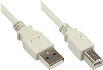 Kabel USB Alcasa USB-A - USB-B