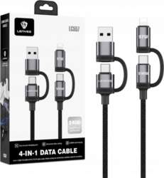 Kabel USB Lenyes USB-A + USB-C