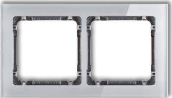 Karlik Deco frame  double  gray glass