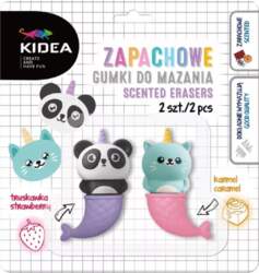 Kitten and panda scented erasers  2