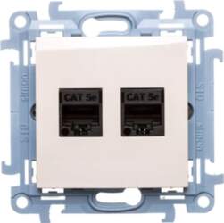 Kontakt-Simon Computer socket Simon 10 double