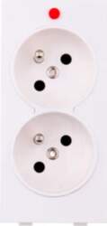 Kontakt-Simon Socket CIMA double with/u 16A