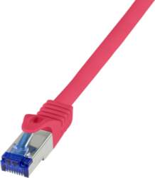 LogiLink C6A034S networking cable Red 1