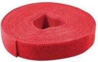 Logilink Velcro tape red width: 16