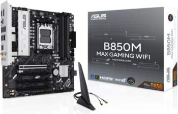 MainboardASUSAMD B850SAM5Micro-ATXMemory DDR5Memory slots 43xPCI-Express 4