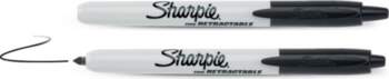 Marķieris Sharpie Retractable melns 09-810840 (3501170818442)