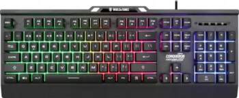 Metal Keyboard for Gamers COMQUEROR dynamic