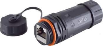 MicroConnect RJ45 coupler CAT 6a IP68