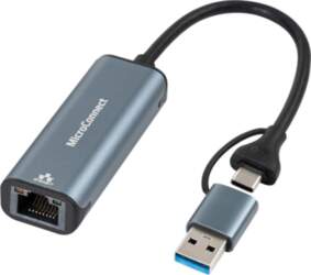 MicroConnect USB-C / A to RJ45