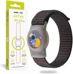 Mobile Origin AirTag Strap  black cosmonaut