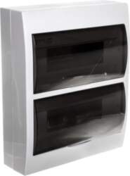 Modular switchboard plastic 2x12 surface mounted