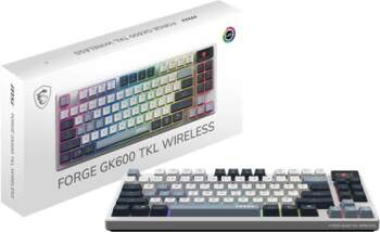 MSI FORGE GK600 TKL WIRELESS SKY