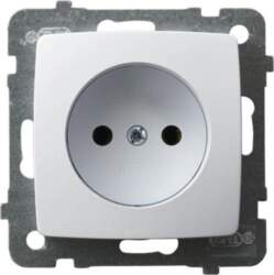 Ospel Karo socket  single  white (GP-1S/m/00)