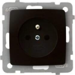 Ospel Single diamond socket with grounding