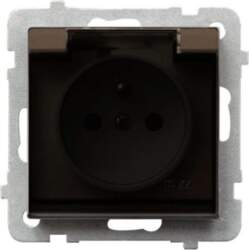 Ospel Sonata socket  splash-proof  single  with