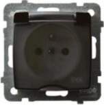 Ospel Splashproof Karo socket with grounding