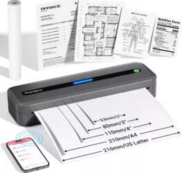 Phomemo Label Printer Portable A4 Thermal