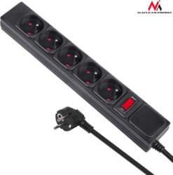 Power Strip 5 Sockets With Switch