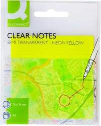 Q-CONNECT KF10369 note paper Rectangle Yellow