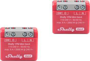 Set of 2 Shelly 1PM Mini