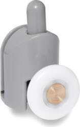 SINGLE LOWER ROLLERS 23MM GREY 2PCS