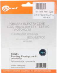 Sonel Program SONEL Electrical Measurements 6