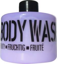 STACKABLE_Purple shower gel with a fruity