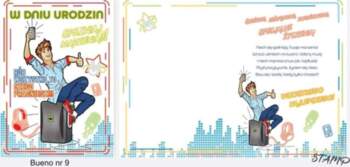 Stamp Bueno B6 Pass + envelope
