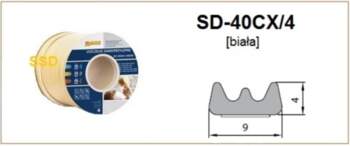 Stomil Sanok White gasket EPDM-150mb EPDM