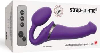 Strap-On-Me Vibrating Bendable System M Purple