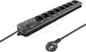 Surge protector QOLTEC  8 power socket