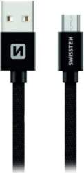 Swissten Textile Quick Charge Universāls Micro