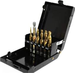THREADING DRILL SET M3-M10 7pcs. /SILVER